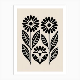 Dahlias Art Print