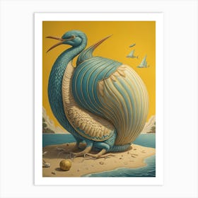 The Shell Bird Art Print