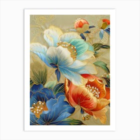 Chinese Flower Painting 56 Art Print