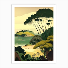 Great Keppel Island Australia Rousseau Inspired Tropical Destination Art Print