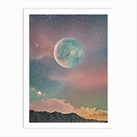 Mystical Moon Art Print