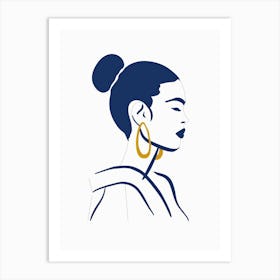 Illustration Of A Woman 28 Art Print