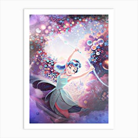 Princess And The Frog Art Print