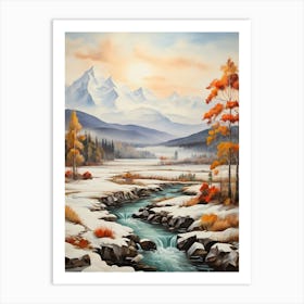 Autumn In The Mountains 2 Art Print