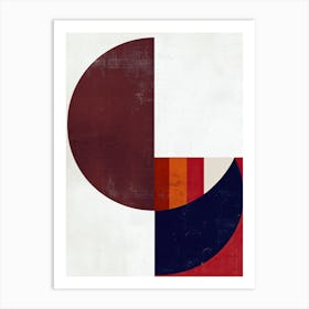 Heidelberg Grid - Minimalist Bauhaus Art Print