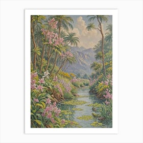 Hawaiian Jungle Art Print