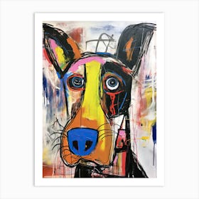 Sad dog 77 Art Print