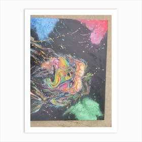 Splatter Painting Art Print