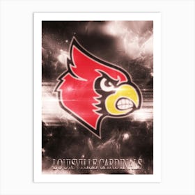 Louisville Cardinals Art Print