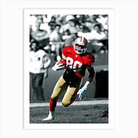 Jerry Rice San Francisco 2 Art Print