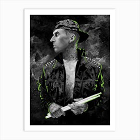 Travis Barker Art Print