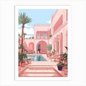House In Morocco Art Print
