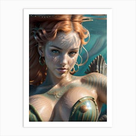 Mermaid-Reimagined 6 Art Print