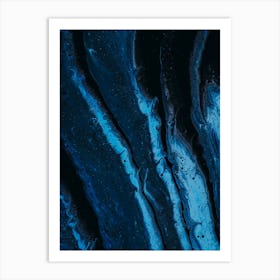 Abstract Blue Water 2 Art Print