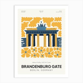 Brandenburg Gate Berlin Travel Matisse Style Art Print