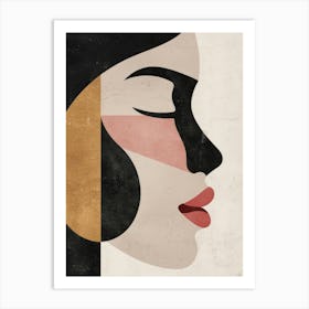 Face Of A Woman 97 Art Print