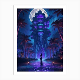 Teleport To Theunknown world Art Print