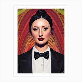 Andrea Riseborough Illustration Movies Art Print