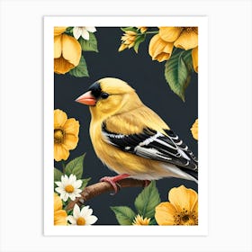 Goldfinch 3 Art Print