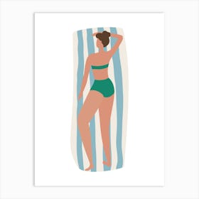 Woman In Bikini 4 Art Print