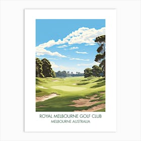 Royal Melbourne Golf Club (West Course)   Melbourne Australia 2 Art Print