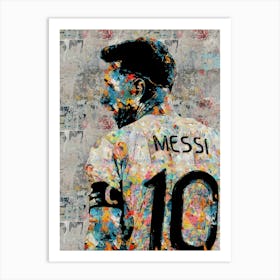 Lionel Messi Argentina Captain 1 Art Print