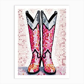 Cowboy Boots 1 Art Print