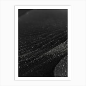 Black And White Sand 2 Art Print