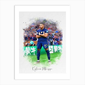 Kylian Mbappé France 6 Art Print