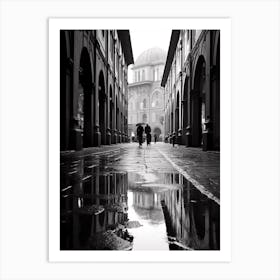 Bologna, Italy,  Black And White Analogue Photography  2 Art Print