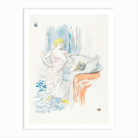 Man And Woman, Henri de Toulouse-Lautrec Art Print