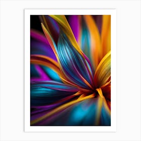 Abstract Flower 2 Art Print