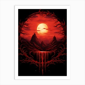 Sacrificial Sun Art Print