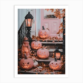 Halloween Pumpkins 57 Art Print