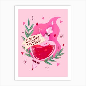 Self Love Potion Art Print