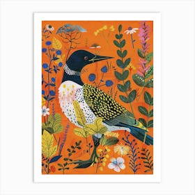 Spring Birds Loon 3 Art Print