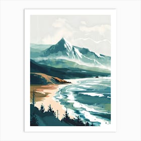 Landscape Painting 11 Art Print