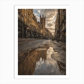 Edinburgh Cityscape Art Print