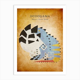 Dodogama Vintage Art Print