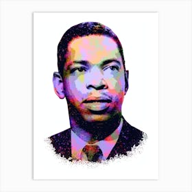 Elmore James Splash Colorful Art Art Print