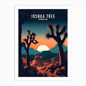 Joshua Tree National Park Painting Art Print