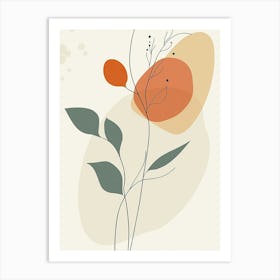 Abstract Flower 15 Art Print