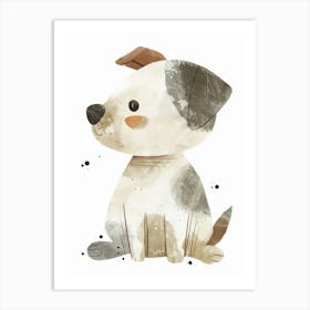 Charming Nursery Kids Animals Puppy 8 Art Print