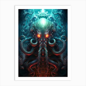 Cthulhu Kraken 1 Art Print
