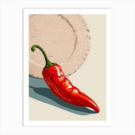 Hot Pepper Art Print