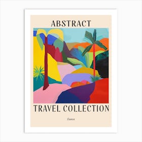 Abstract Travel Collection Poster Samoa 2 Art Print