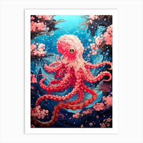 Octopus 4 Art Print