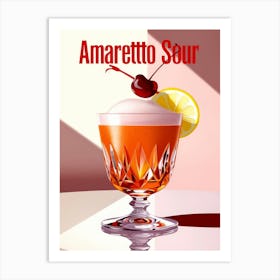 Amaretto Sour 6 Art Print