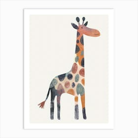 Charming Nursery Kids Animals Giraffe 4 Art Print