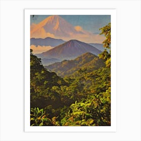 Manuel Antonio National Park 2 Costa Rica Vintage Poster Art Print